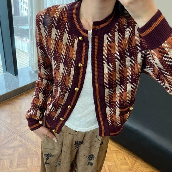 プラダ  偽物 Checked wool cardigan チェック カーディガン pus15061